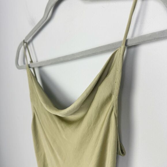 FREE PEOPLE | NEW INTIMATELY Moss Green Cinch Side Slip Dress Midi Women’s Small - Picture 2 of 10